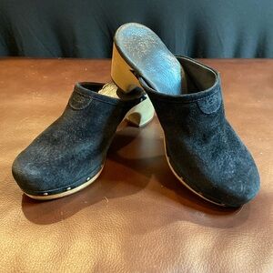 UGG black suede studded clogs, 7